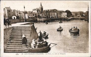 Iconographie - Le port, vu vers la Chaume