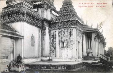 Iconographie - Pnom-Penh - Pagode des bonzes, vue arrière