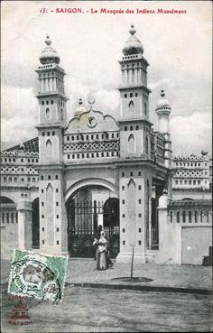 Iconographie - Saïgon - La mosquée des Indiens musulmans