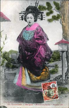 Iconographie - Cochinchine - Saïgon - Artiste japonaise