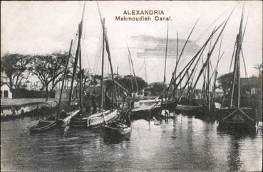 Iconographie - Alexandrie - Mahmoudieh canal