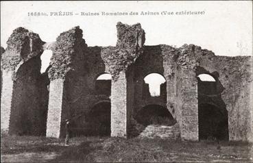Iconographie - Ruines romaines des Arènes (Vue extérieure)