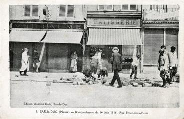 Iconographie - Bombardement du 1er juin 1916 - Rue Entre-deux-Ponts