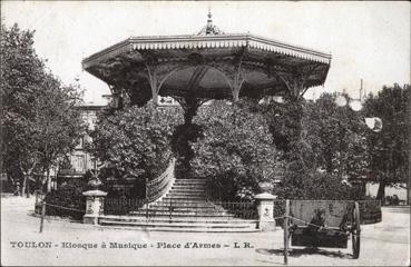 Iconographie - Kiosque à musique - Place d'Armes