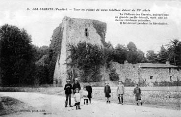 Iconographie - Tour en ruines du vieux Château