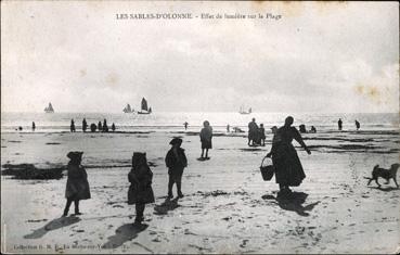 Iconographie - Effet de lumière sur la plage