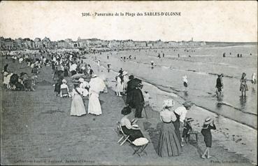 Iconographie - Panorama de la plage des Sables-d'Olonne