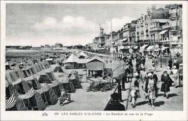 Iconographie - Le remblai et vue de la plage