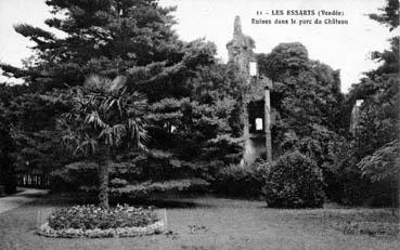 Iconographie - Ruines dans le parc du Château