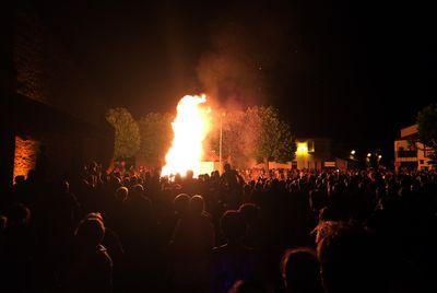 Iconographie - Feux de la Saint-Jean - Le bûcher