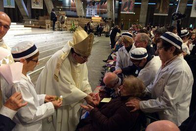 Iconographie - Pèlerinage vendéen à Lourdes