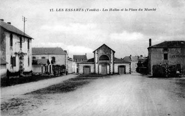 Iconographie - Les halles et la place du Marché