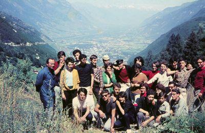 Iconographie - Voyage des jeunes dans les Alpes