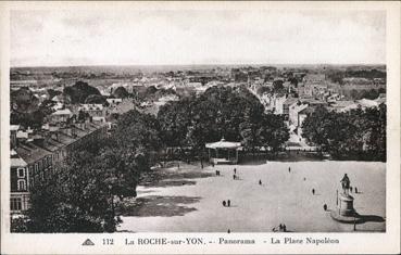 Iconographie - Panorama - La place Napoléon
