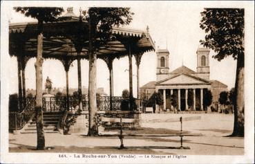 Iconographie - Le kiosque et l'église