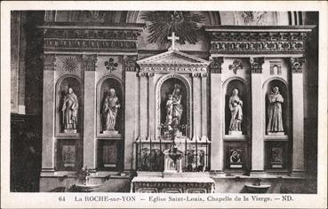 Iconographie - Eglise Saint-Louis - Chapelle de la Vierge