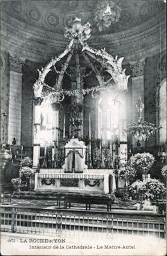 Iconographie - Intérieur de la cathédrale - Le maître-autel