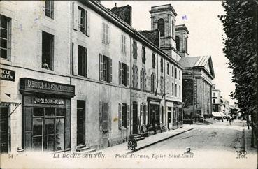 Iconographie - Place d'Armes - Eglise Saint-Louis