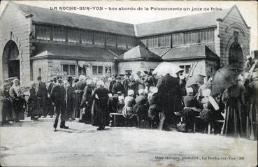 Iconographie - Les abords de la poissonnerie un jour de foire