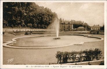 Iconographie - Square Bayard - La pièce d'eau