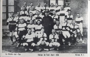 Iconographie - Equipe de foot-ball 1914 - 93e R.I.