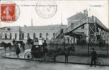 Iconographie - La gare et la passerelle