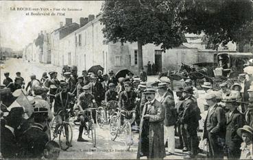 Iconographie - Rue de Saumur et boulevard de l'Est