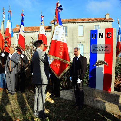 Iconographie - Remise de drapeau à la section UNC Faymoreau-Marillet