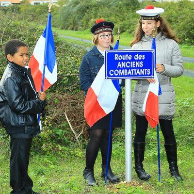 Iconographie - Inauguration de la route des Anciens Combattants avec l'UNC 85