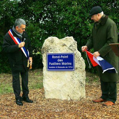 Iconographie - Inauguration de la route des Anciens Combattants avec l'UNC 85