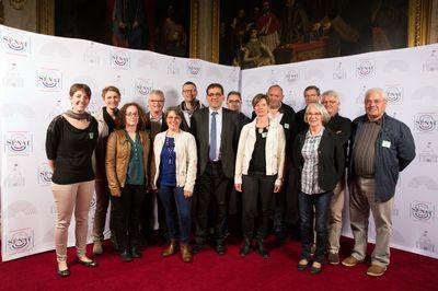 Iconographie - Elus de Beaufou au sénat par Didier Mandelli, sénateur