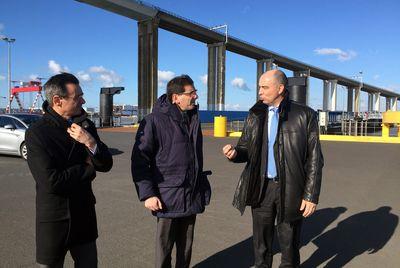 Iconographie - Visite du port de Saint-Nazaire