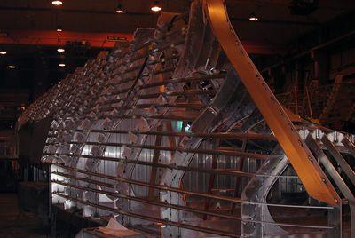 Iconographie - Construction du premier catamaran, par les chantiers Fejllstrand, Norvège