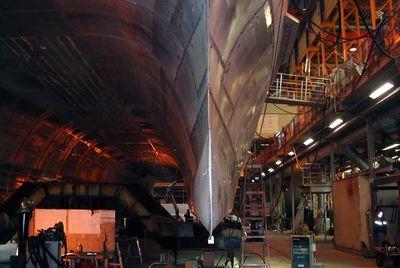 Iconographie - Construction du premier catamaran, par les chantiers Fejllstrand, Norvège