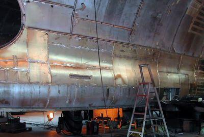 Iconographie - Construction du premier catamaran, par les chantiers Fejllstrand, Norvège