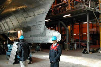 Iconographie - Construction du premier catamaran, par les chantiers Fejllstrand, Norvège