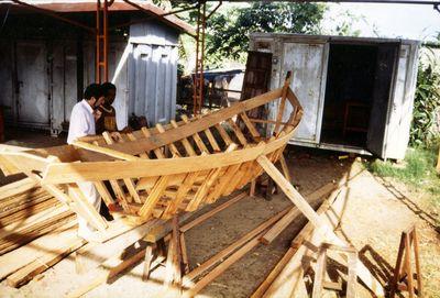 Iconographie - Construction d'une barque