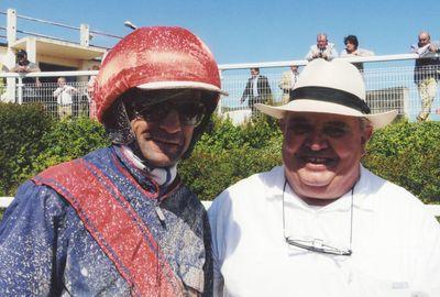 Iconographie - Jean-Jacques Robreteau et Jean-Michel Bazire à l'hippodrome