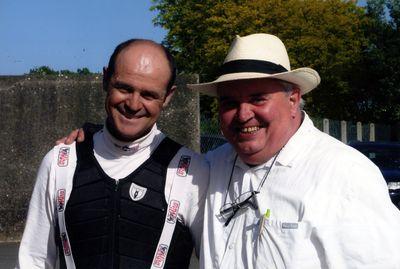 Iconographie - Jean-Jacques Robreteau et Ollivier Raffin à l'hippodrome