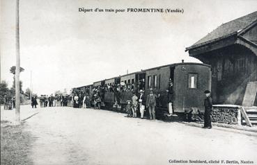 Iconographie - Départ du train pour Fromentine