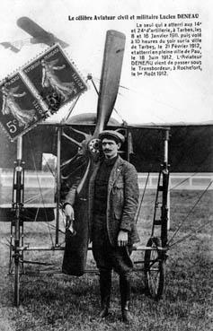 Iconographie - Le célèbre aviateur Lucien Deneau
