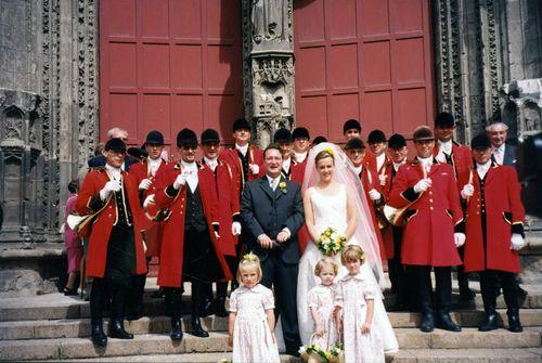 Iconographie - Le Bien-Allé - Mariage d'un membre de la société