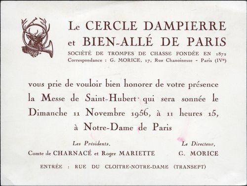Iconographie - Carte du Le Cercle de Dampierre et Bien-Allé de Paris