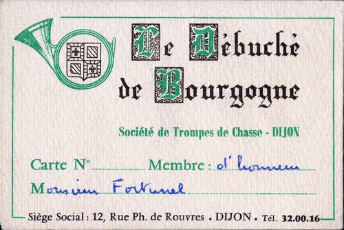 Iconographie - Carte  Le Débuché de Bourgogne