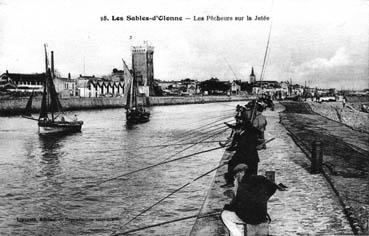 Iconographie - Les pêcheurs sur la jetée