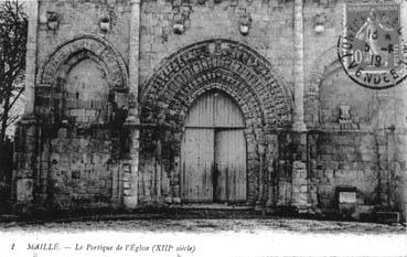 Iconographie - Le portique de l'église (XIIIème siècle)