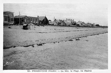 Iconographie - La mer, la plage, les châlets