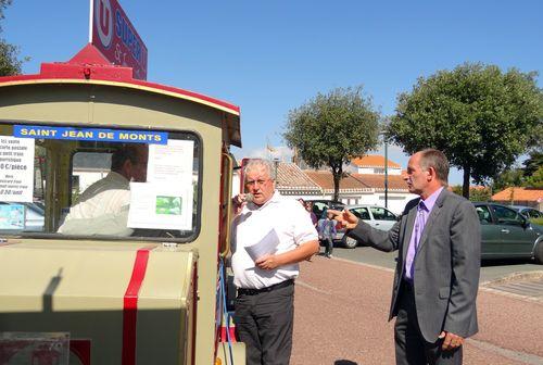 Iconographie - Journée européenne du patrimoine - Visite de Saint-Jean-de-Monts en petit train