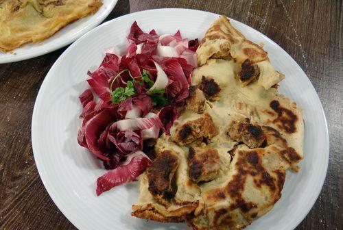 Iconographie - Omelette Marguerite, selon le restaurant Le Poucton