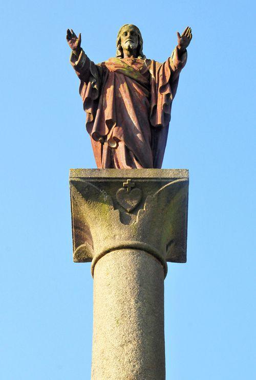 Iconographie - Statue du Sacré Cœur - Mission 1920